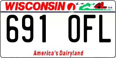 WI license plate 691OFL