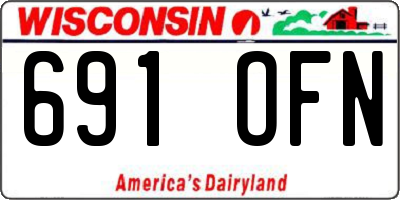 WI license plate 691OFN