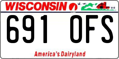 WI license plate 691OFS