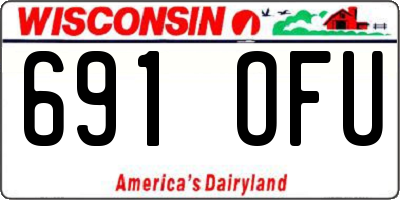 WI license plate 691OFU