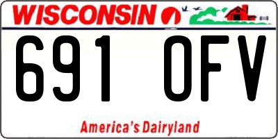 WI license plate 691OFV