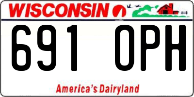 WI license plate 691OPH