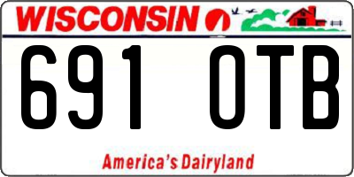 WI license plate 691OTB