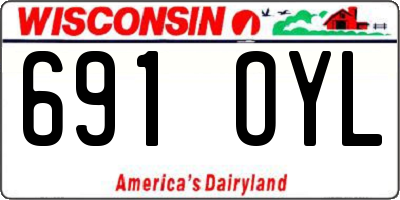 WI license plate 691OYL