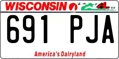 WI license plate 691PJA