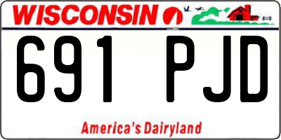 WI license plate 691PJD
