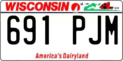 WI license plate 691PJM