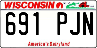WI license plate 691PJN