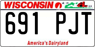 WI license plate 691PJT