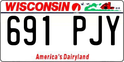 WI license plate 691PJY