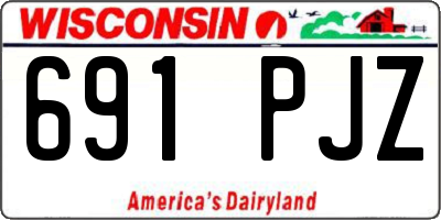 WI license plate 691PJZ