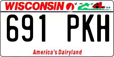 WI license plate 691PKH