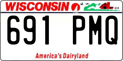 WI license plate 691PMQ