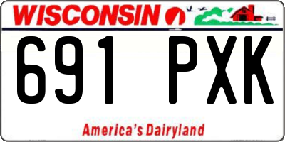 WI license plate 691PXK