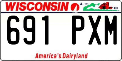 WI license plate 691PXM