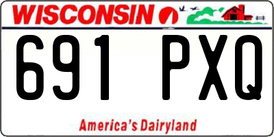 WI license plate 691PXQ