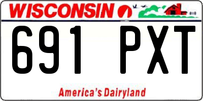 WI license plate 691PXT