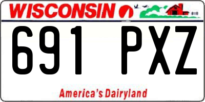 WI license plate 691PXZ