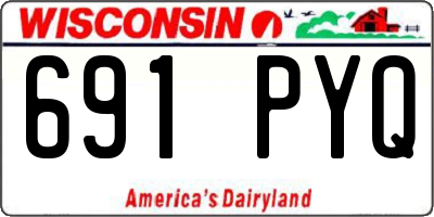 WI license plate 691PYQ