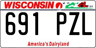 WI license plate 691PZL