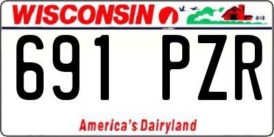 WI license plate 691PZR