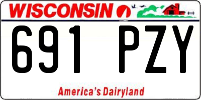 WI license plate 691PZY