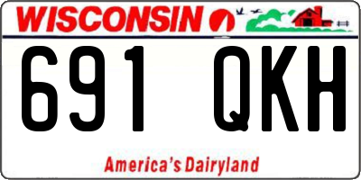 WI license plate 691QKH