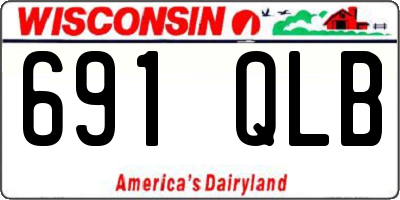 WI license plate 691QLB