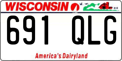 WI license plate 691QLG