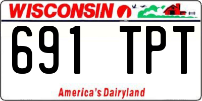 WI license plate 691TPT