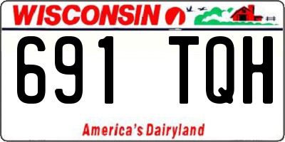 WI license plate 691TQH