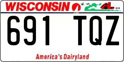 WI license plate 691TQZ