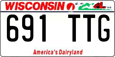 WI license plate 691TTG
