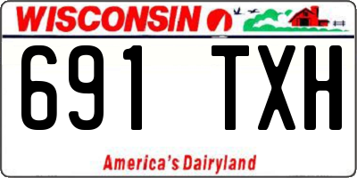 WI license plate 691TXH