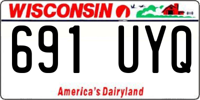 WI license plate 691UYQ