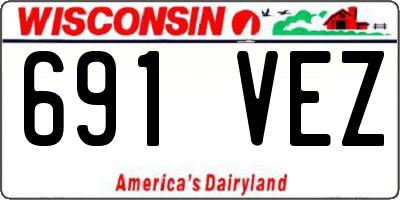 WI license plate 691VEZ