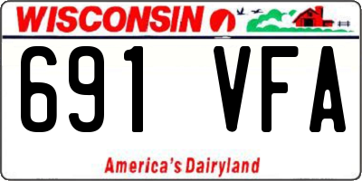 WI license plate 691VFA