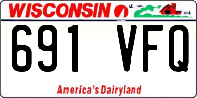 WI license plate 691VFQ