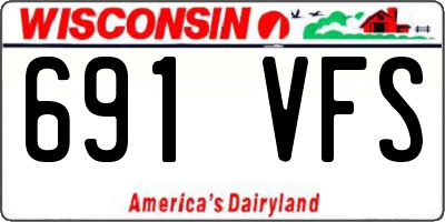 WI license plate 691VFS