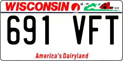 WI license plate 691VFT