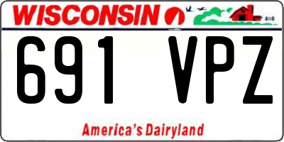 WI license plate 691VPZ
