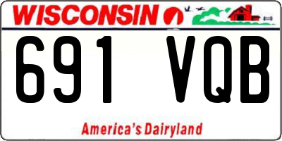 WI license plate 691VQB