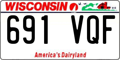 WI license plate 691VQF