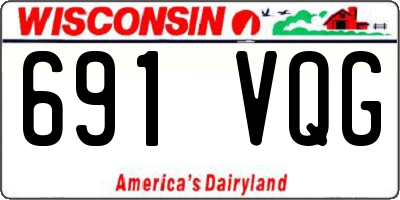 WI license plate 691VQG