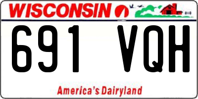WI license plate 691VQH