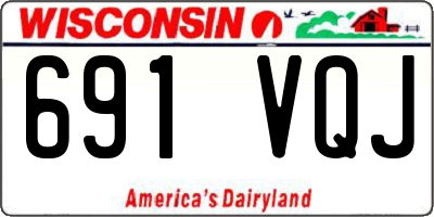 WI license plate 691VQJ