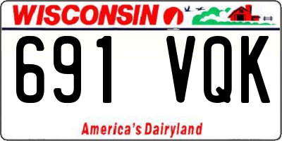 WI license plate 691VQK