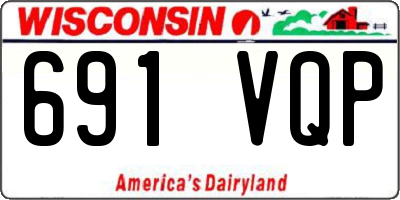 WI license plate 691VQP
