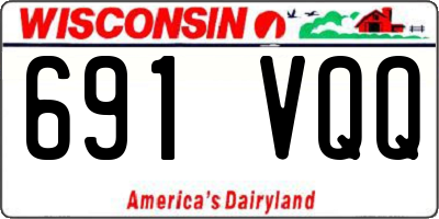 WI license plate 691VQQ