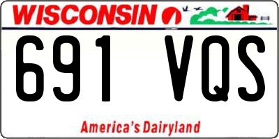 WI license plate 691VQS